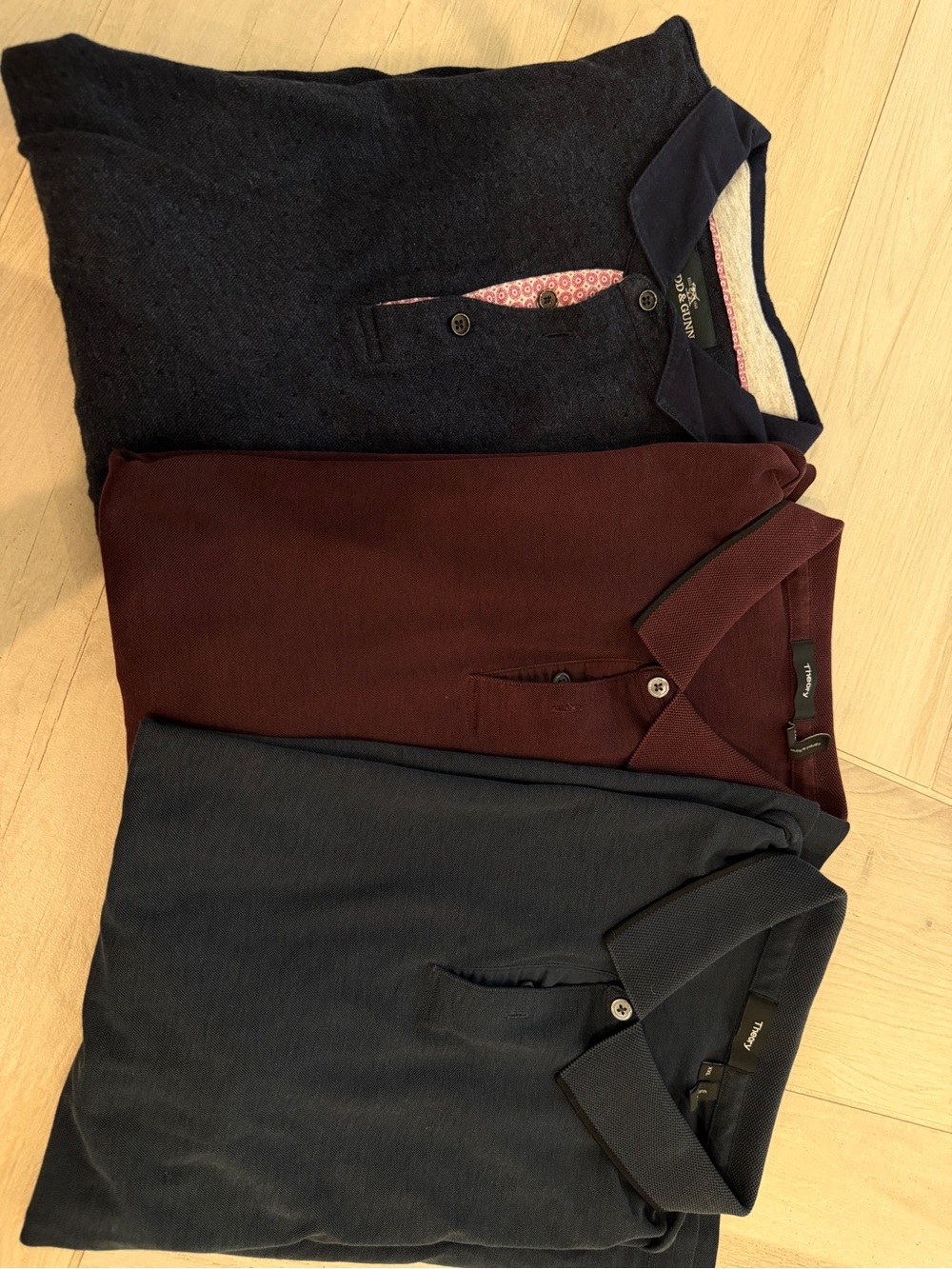 Men's Polos - Navy, Maroon, and Charcoal